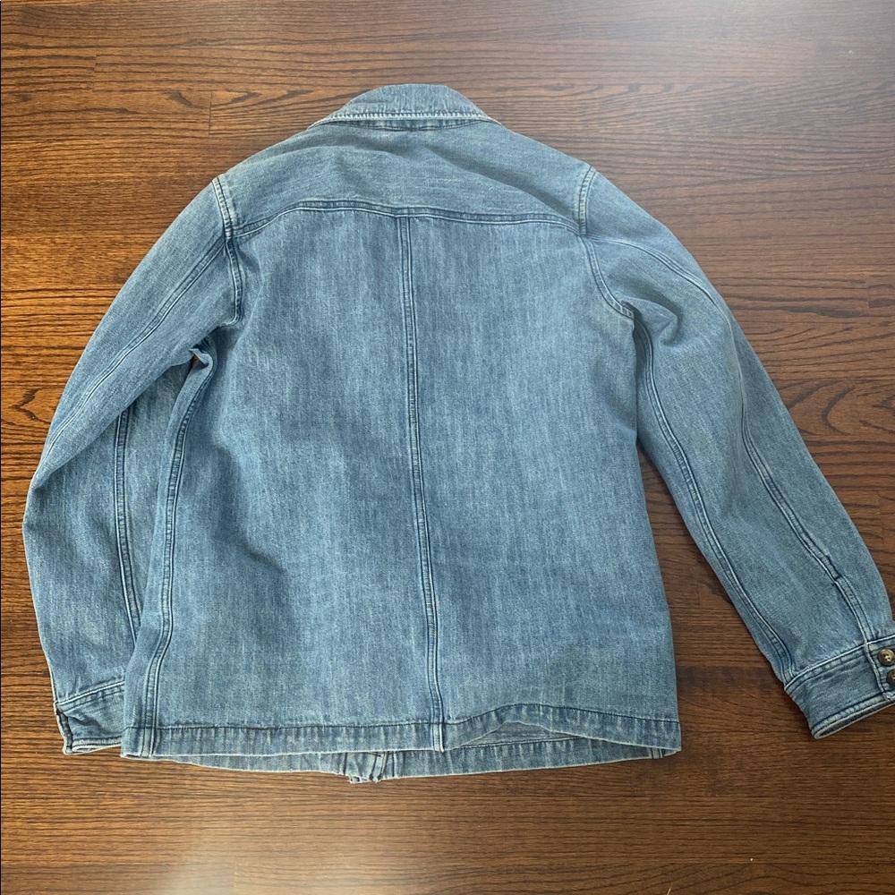 Women’s Faherty Denim Barn Jacket Size M - Picture 5 of 7